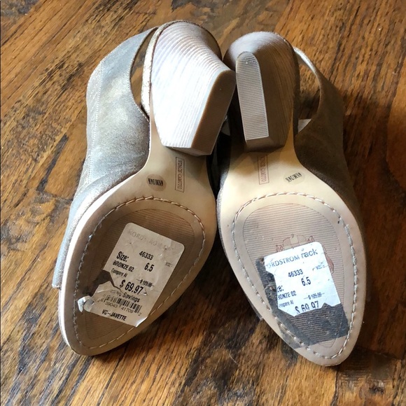 Vince Camuto Javette Open Toe Bronze Bootie - Picture 5 of 6